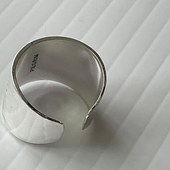 Pilgrim Silver Plated Adjustable Ring - Picture 3 of 5